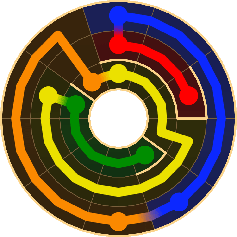 Flow Free 3432 Solution