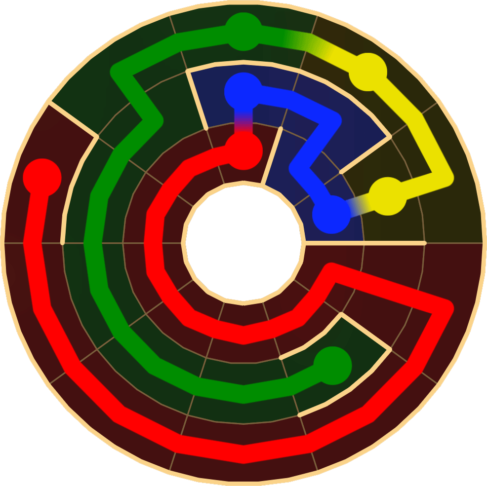 Flow Free 3434 Solution
