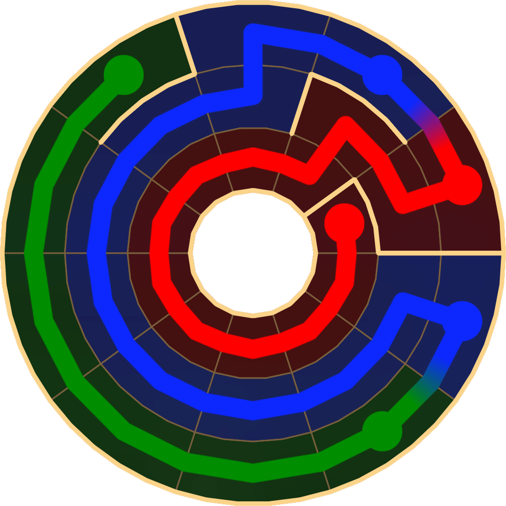 Flow Free 3437 Solution