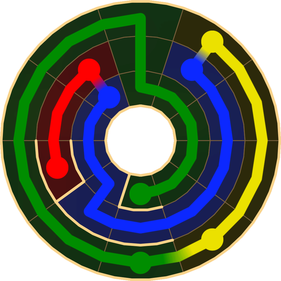 Flow Free 3444 Solution