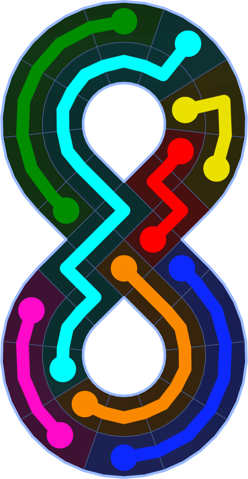 Flow Free 2099 Solution