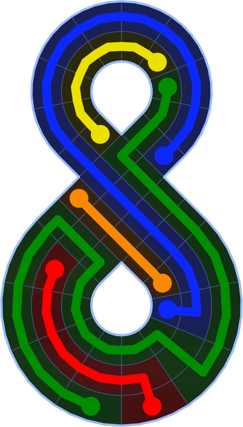 Flow Free 2123 Solution