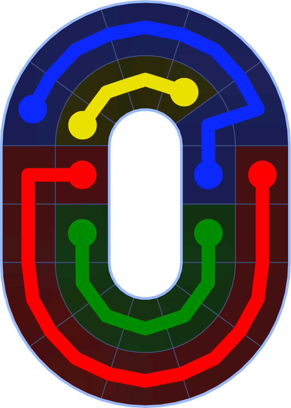 Flow Free 1934 Solution