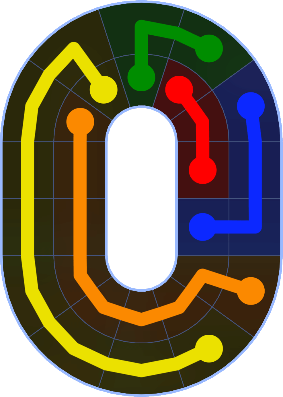 Flow Free 1935 Solution