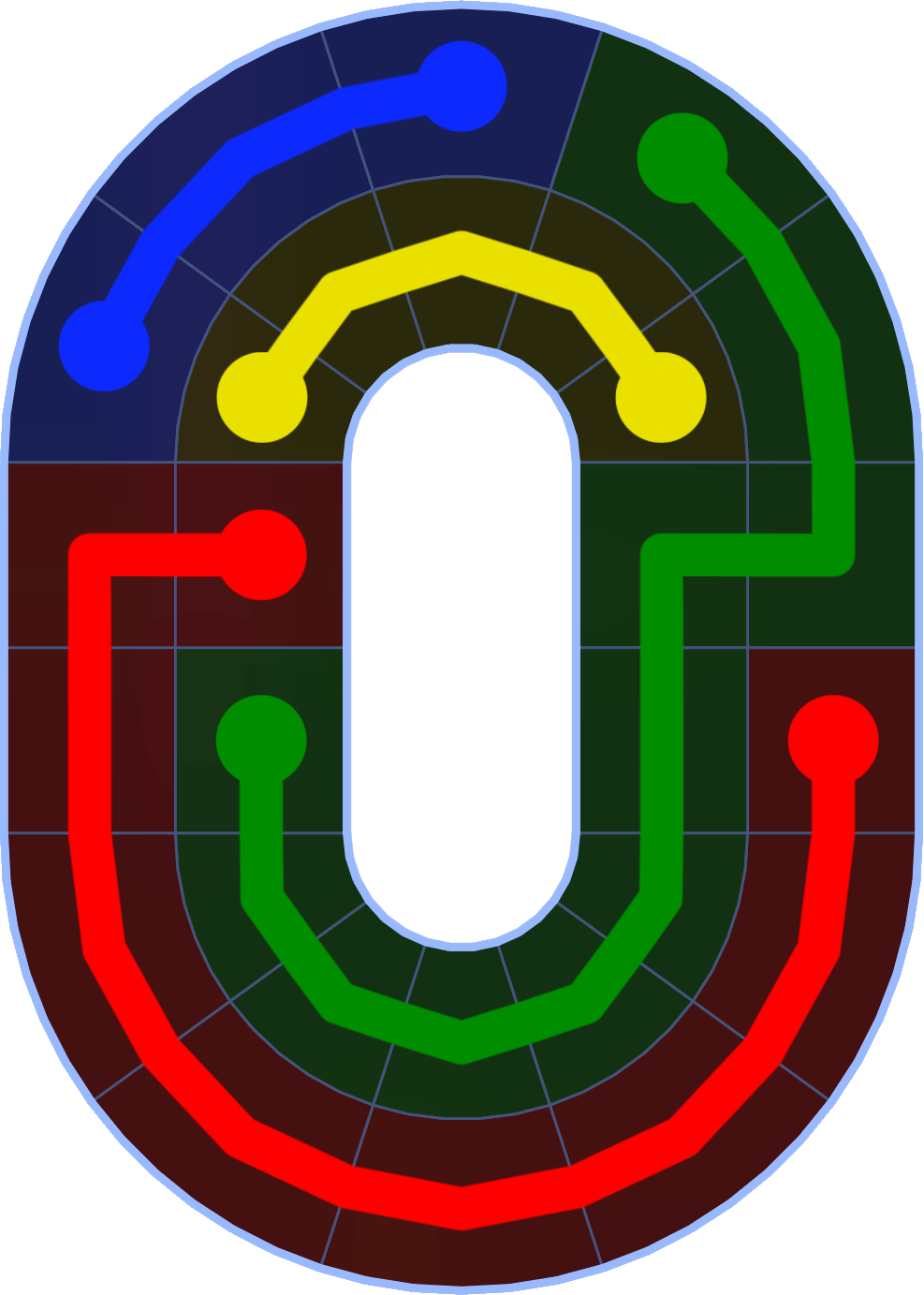 Flow Free 1947 Solution