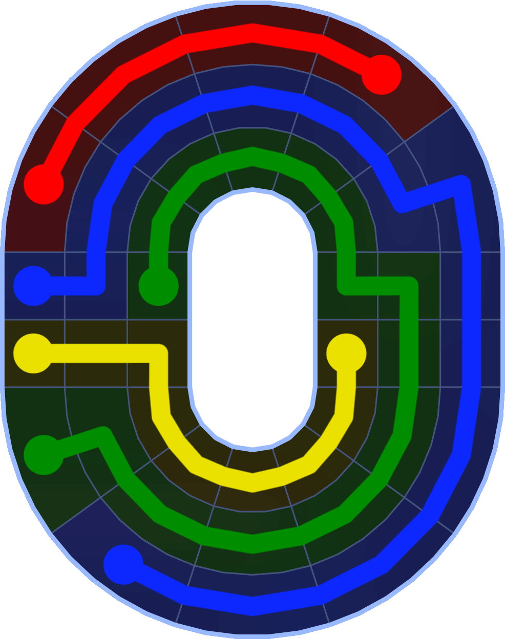 Flow Free 1957 Solution
