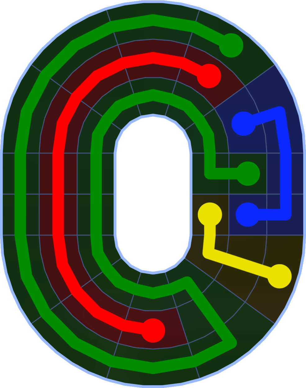 Flow Free 1959 Solution
