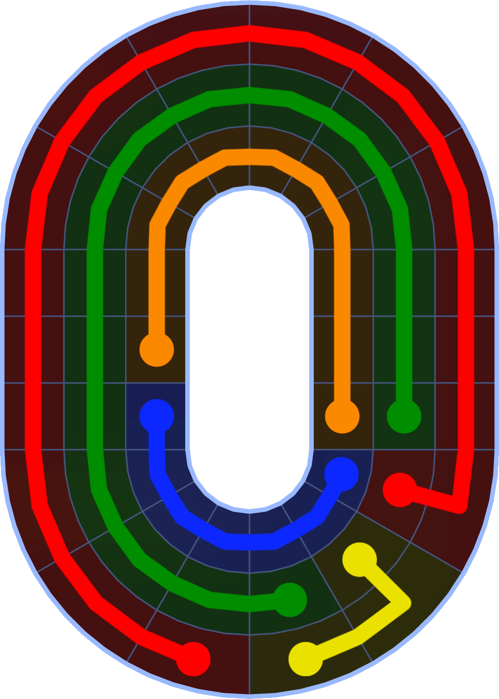Flow Free 1987 Solution