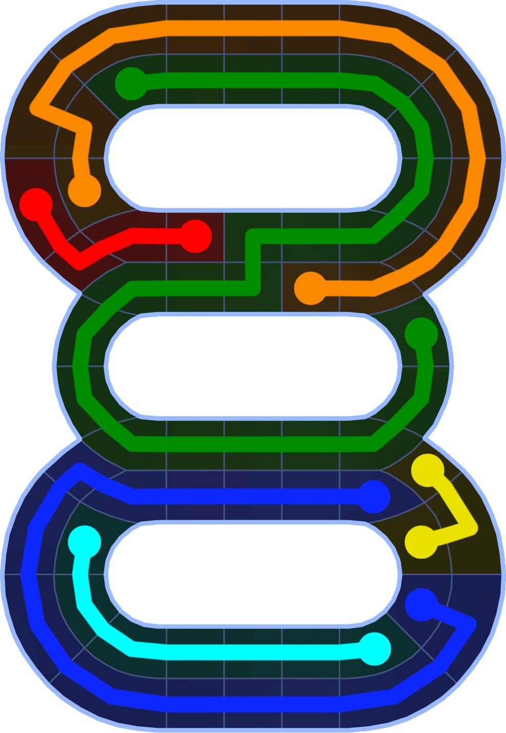 Flow Free 2531 Solution