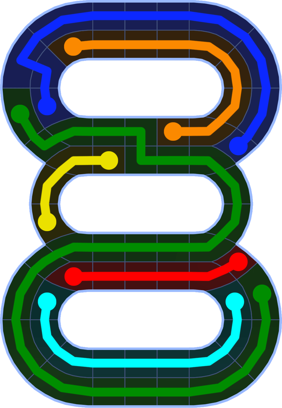 Flow Free 2533 Solution