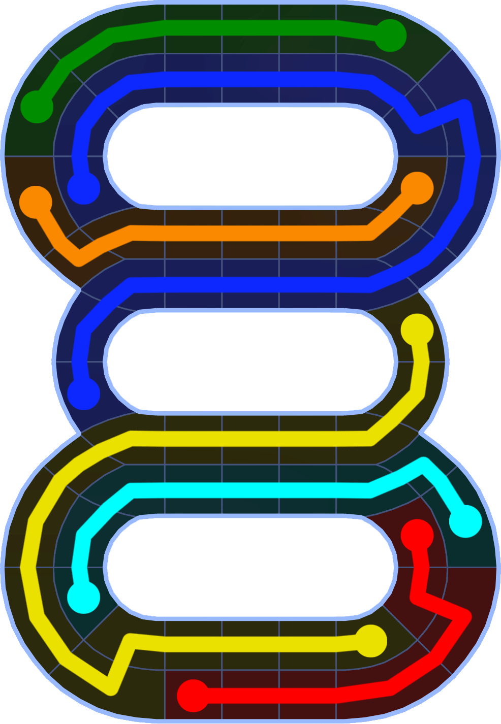 Flow Free 2537 Solution