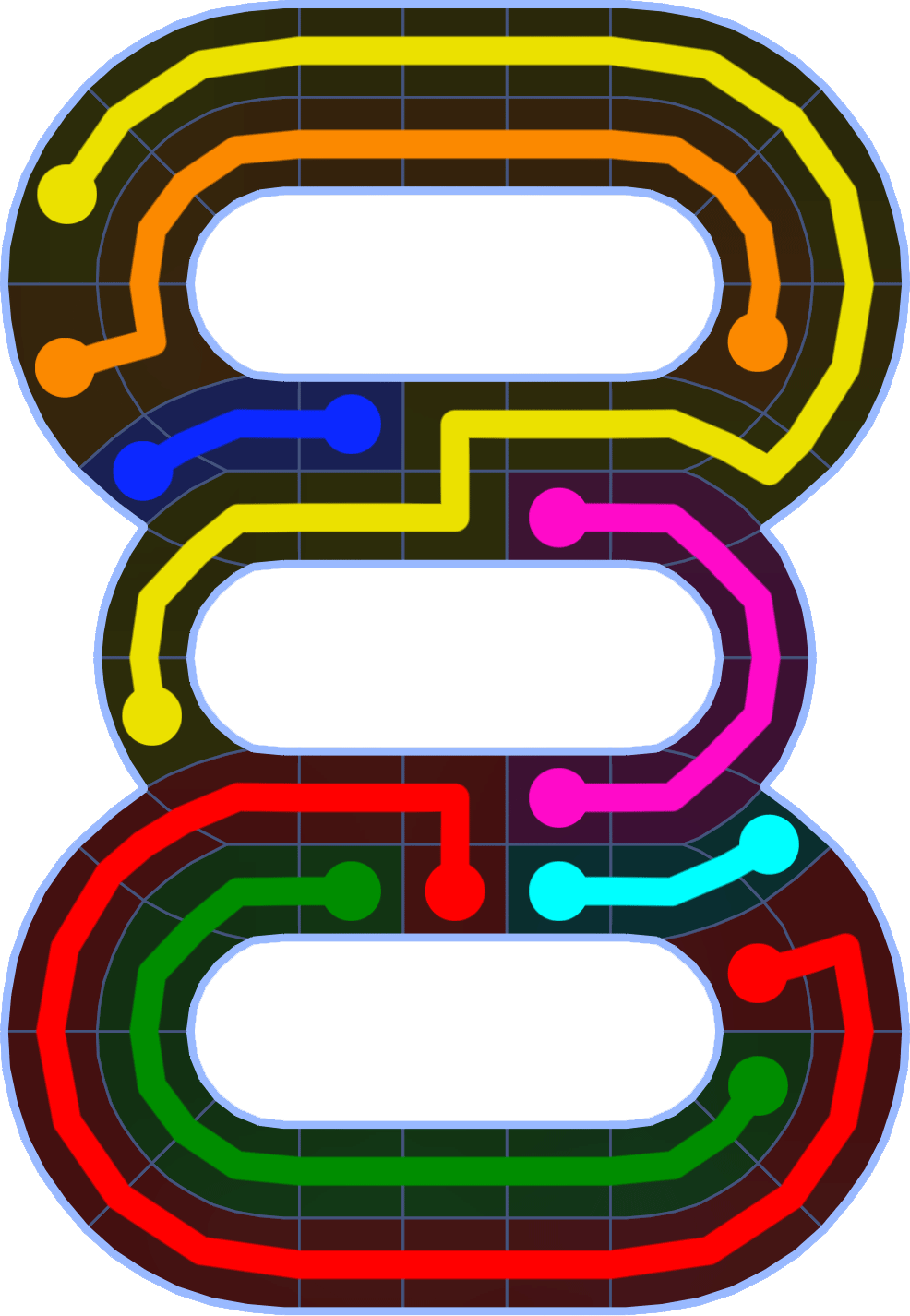 Flow Free 2541 Solution