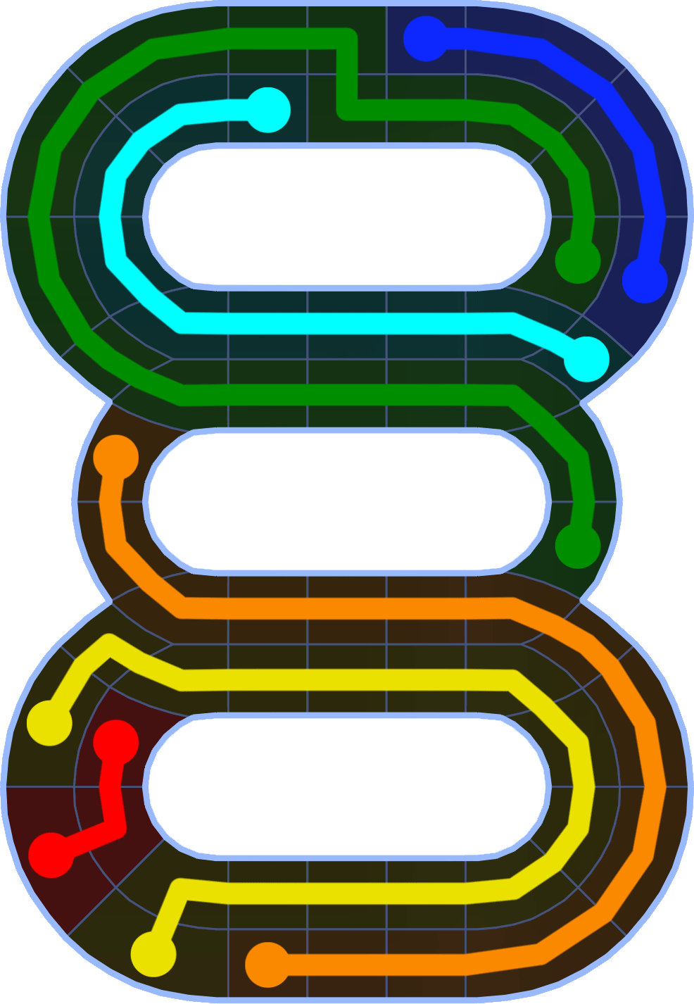 Flow Free 2547 Solution