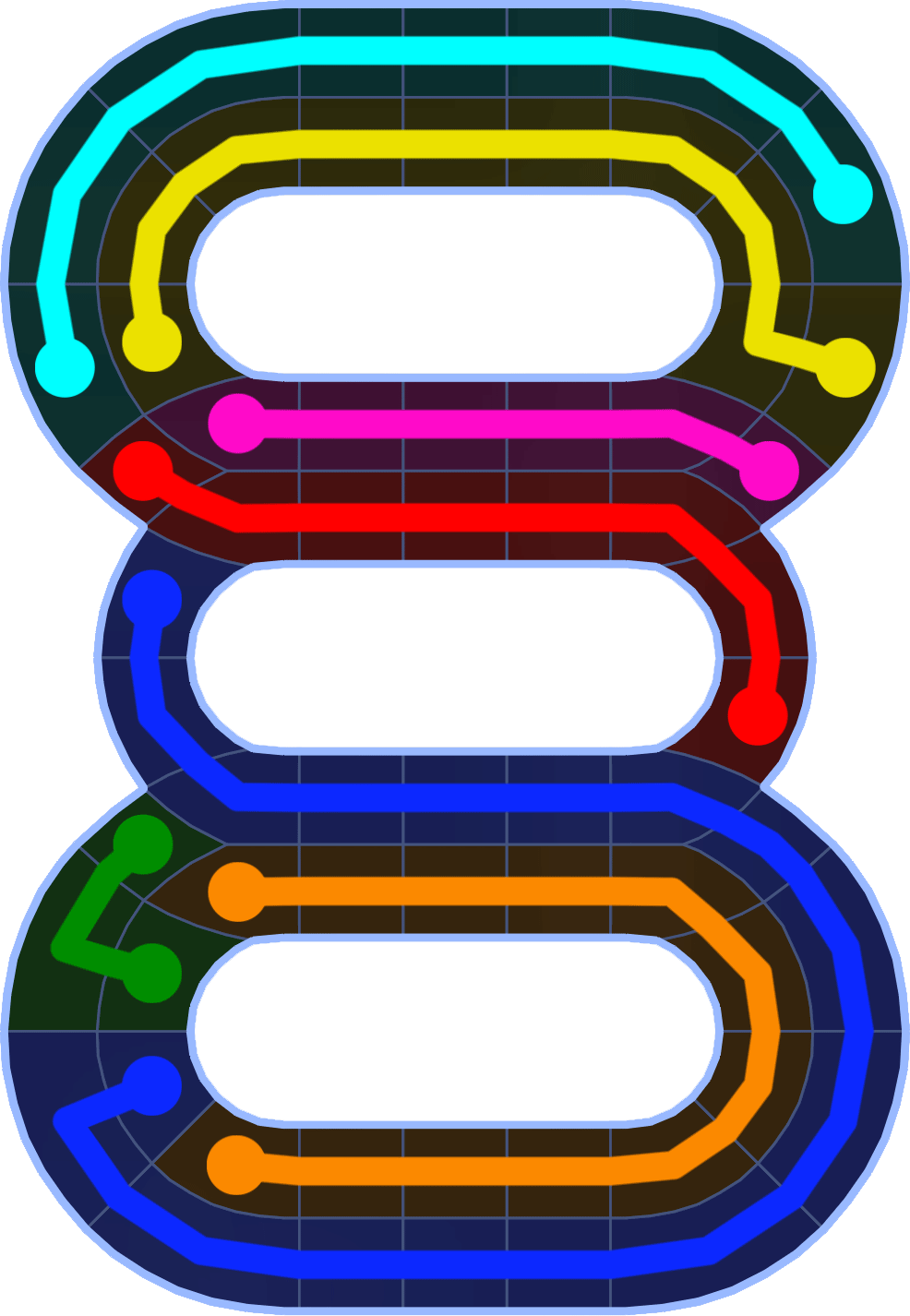 Flow Free 2548 Solution