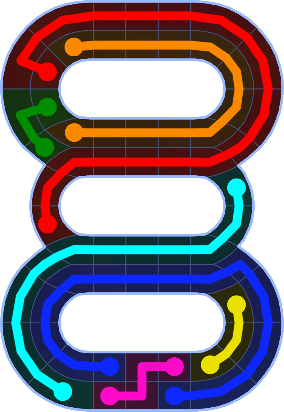 Flow Free 2524 Solution