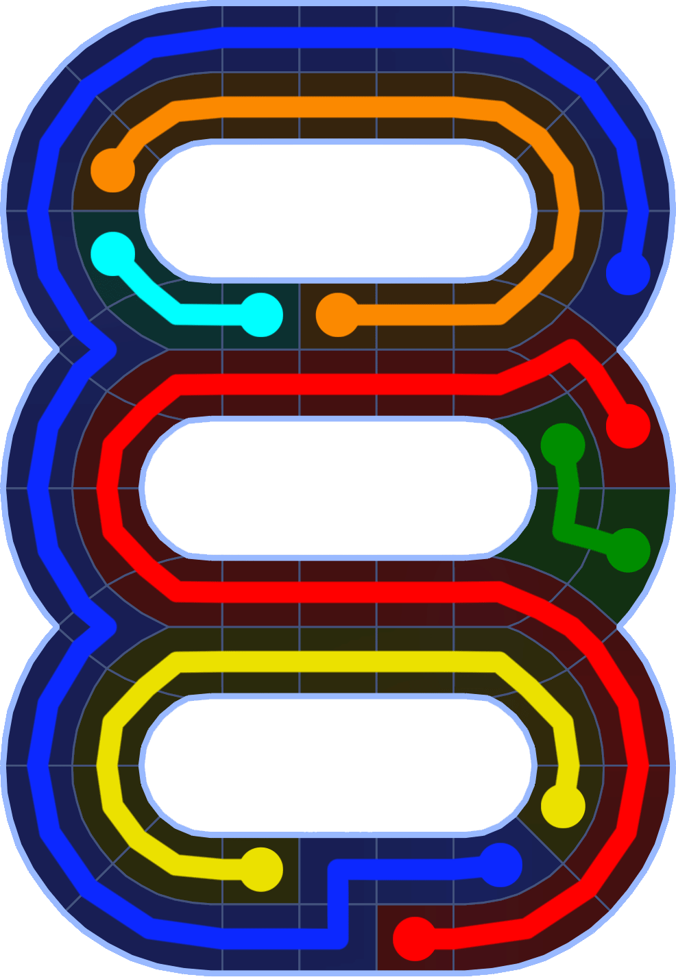Flow Free 2561 Solution