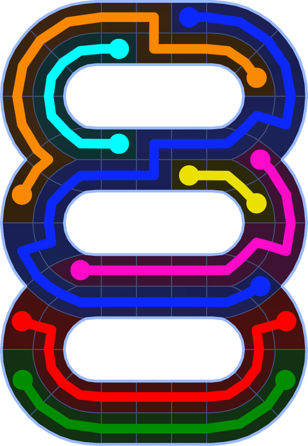 Flow Free 2562 Solution
