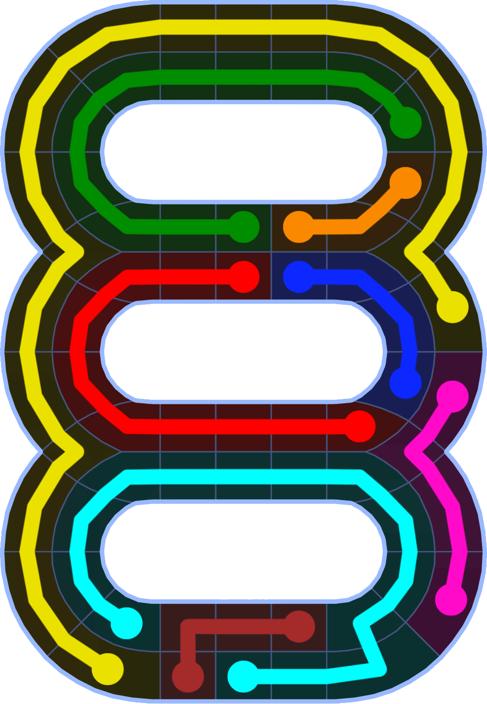 Flow Free 2567 Solution
