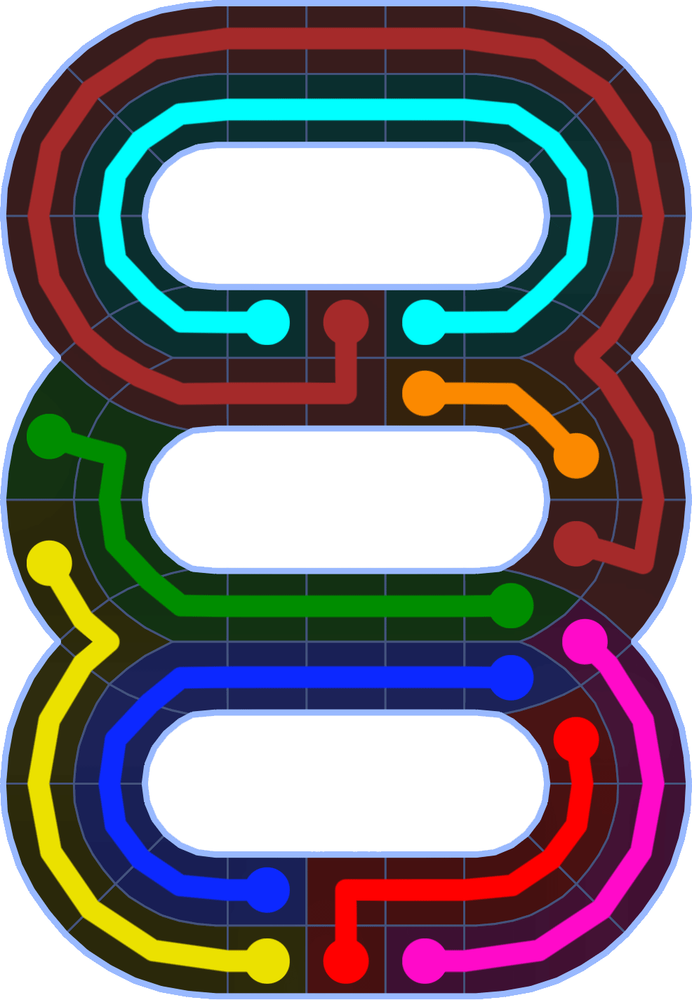 Flow Free 2568 Solution