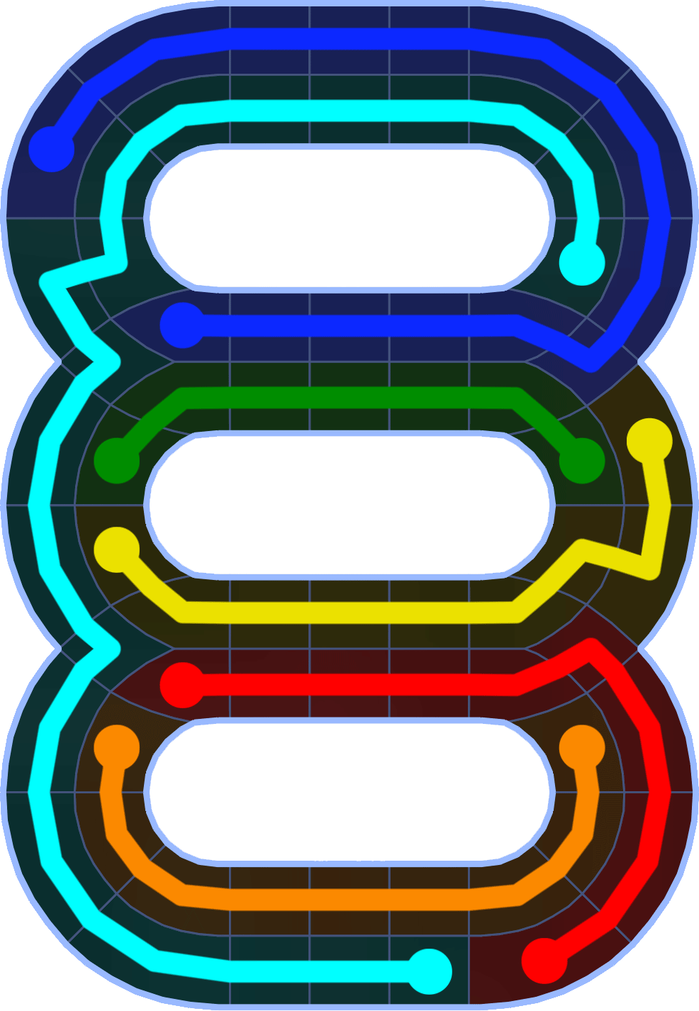Flow Free 2569 Solution