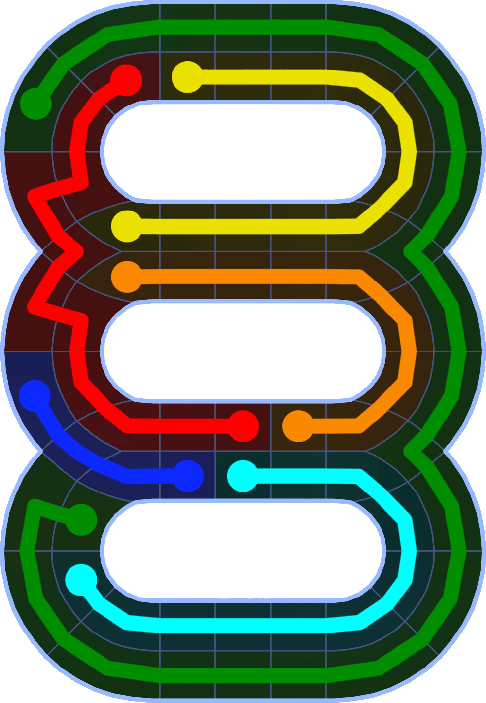 Flow Free 2572 Solution