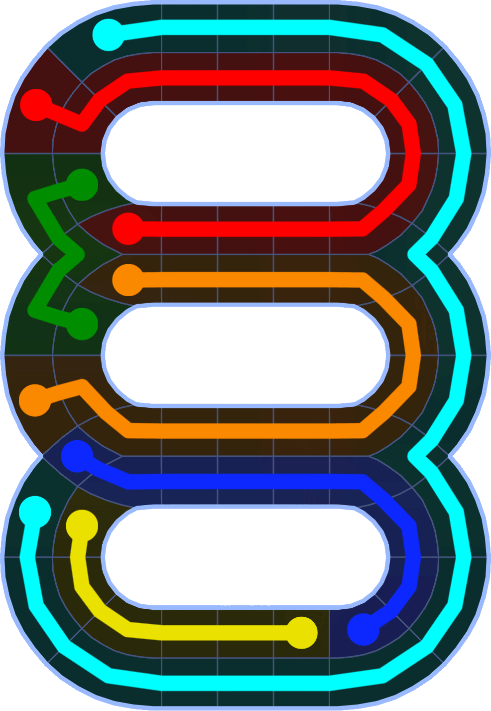 Flow Free 2574 Solution