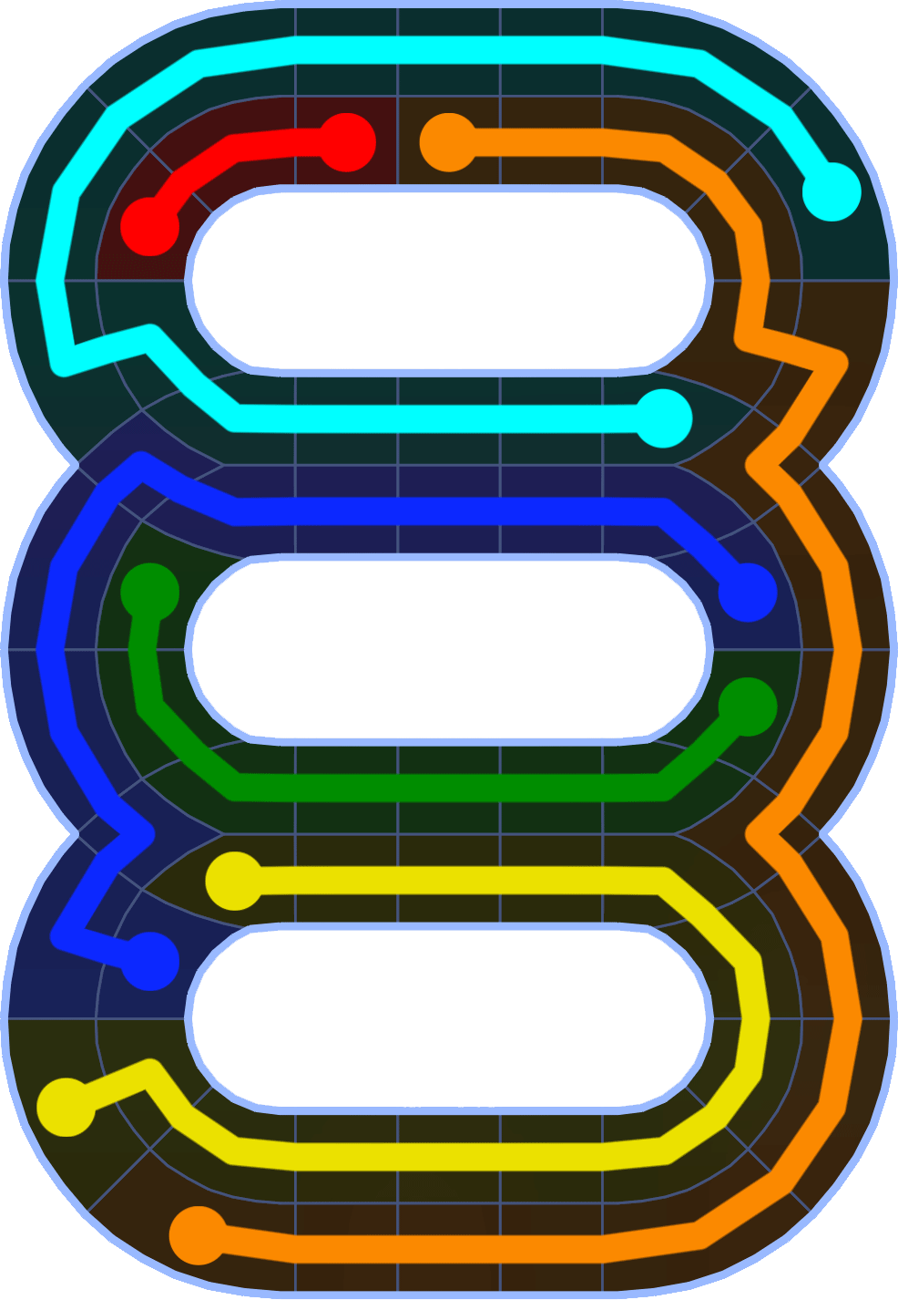 Flow Free 2576 Solution