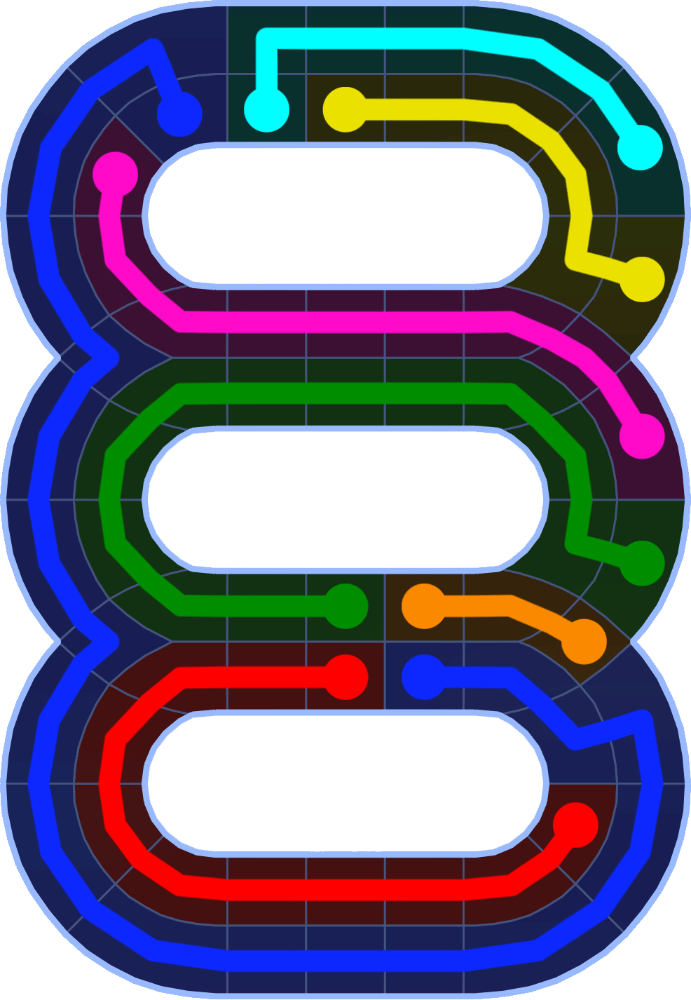 Flow Free 2578 Solution