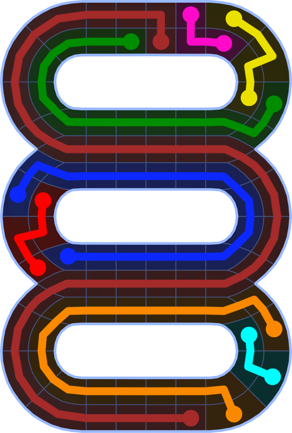 Flow Free 2585 Solution