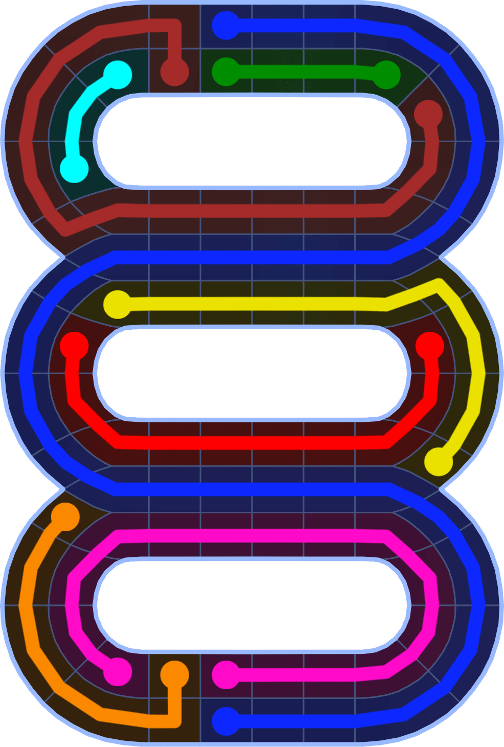 Flow Free 2589 Solution