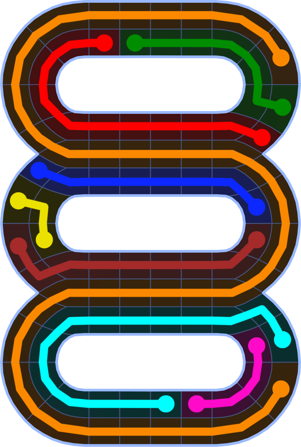 Flow Free 2590 Solution