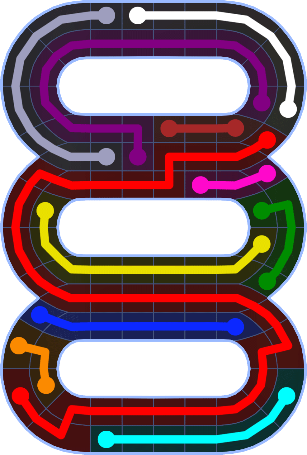 Flow Free 2591 Solution