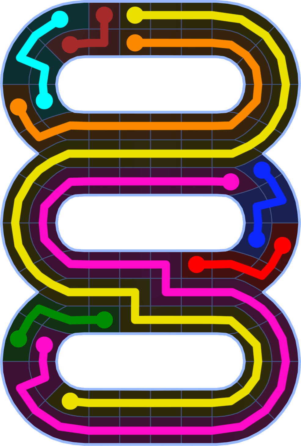 Flow Free 2592 Solution