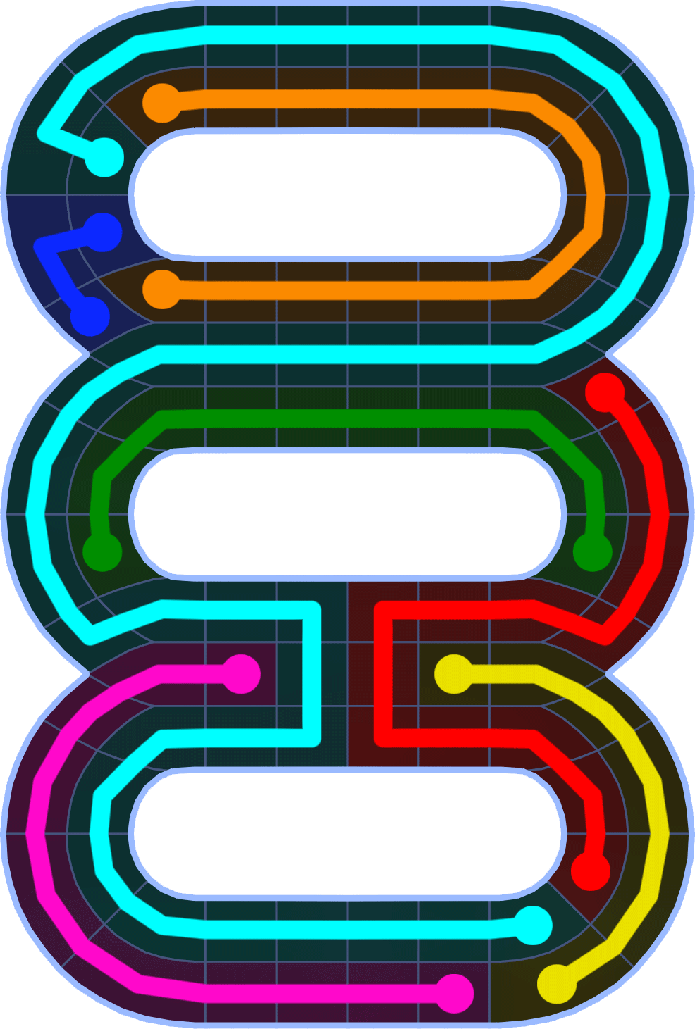 Flow Free 2594 Solution