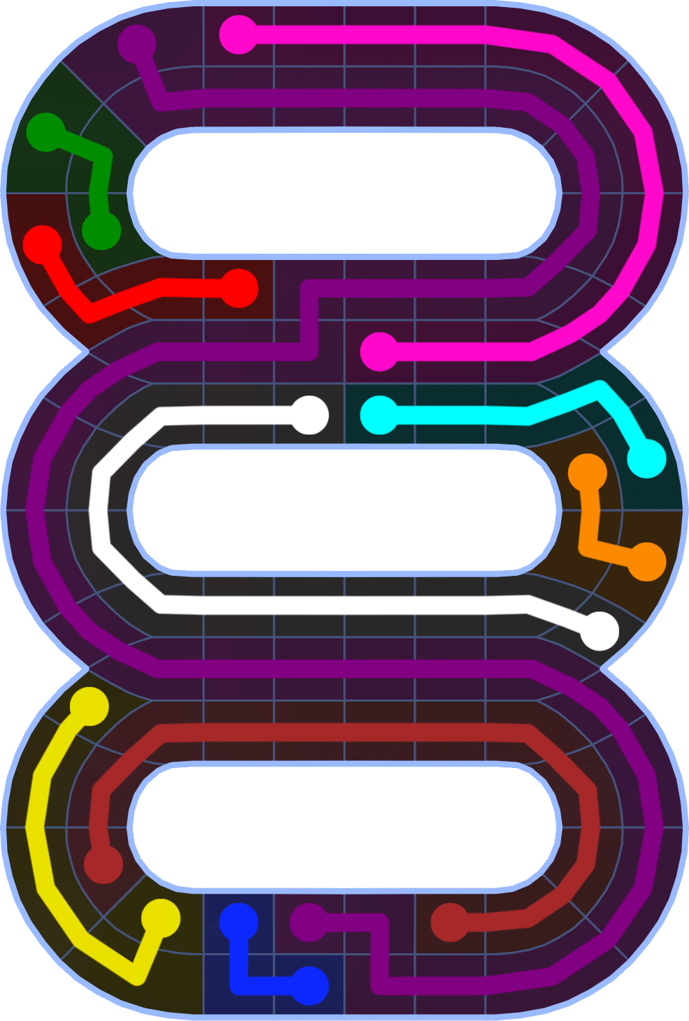 Flow Free 2597 Solution