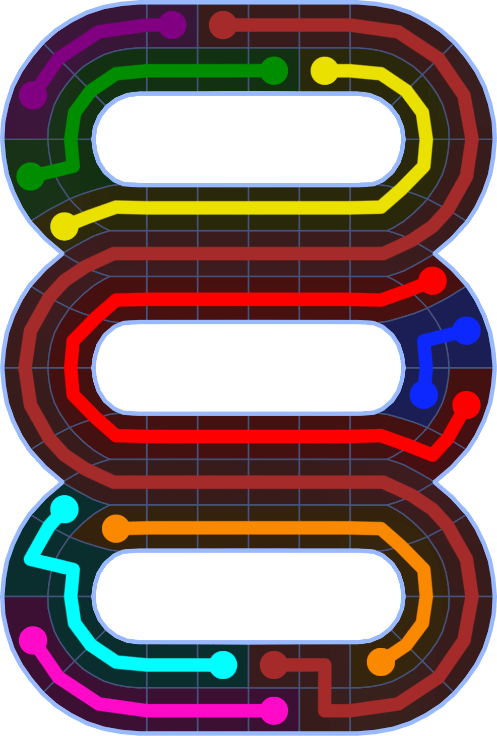 Flow Free 2599 Solution