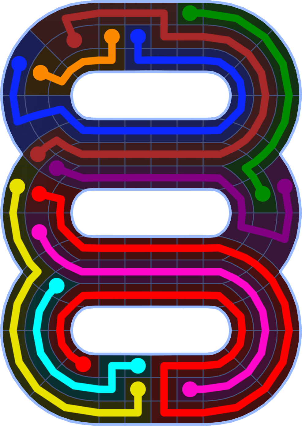 Flow Free 2641 Solution
