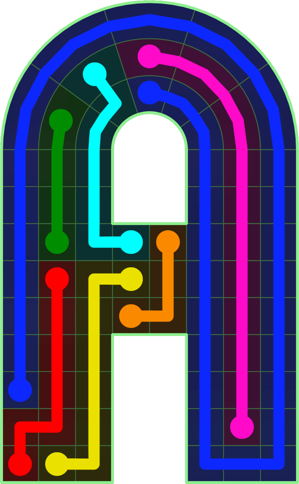 Flow Free 3871 Solution