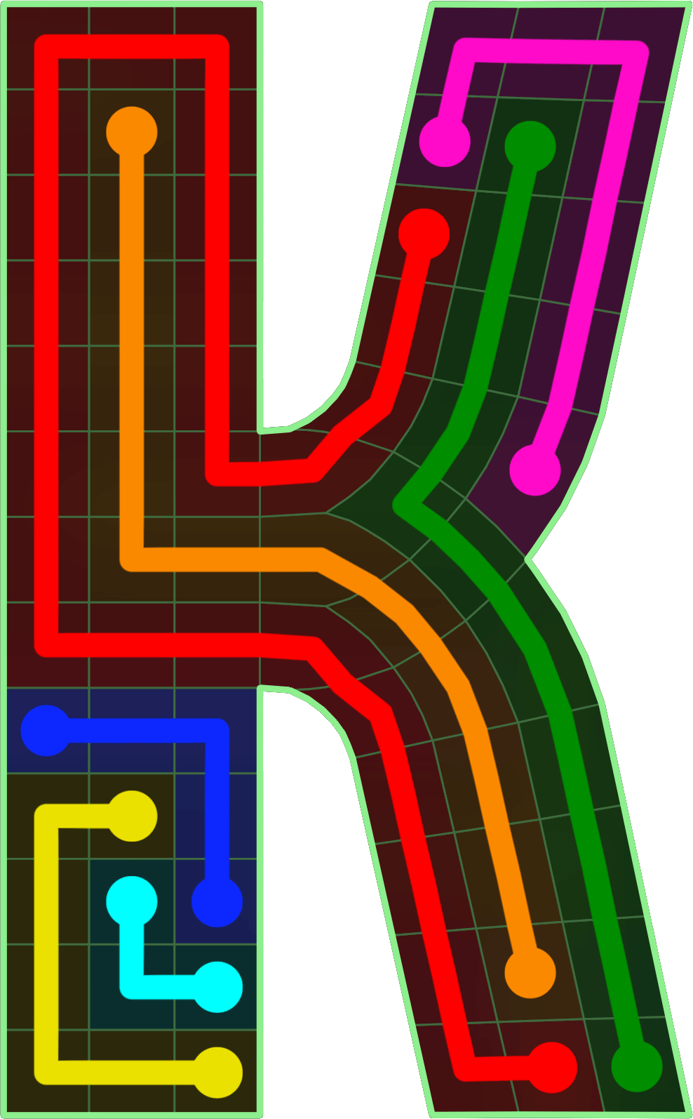 Flow Free 3881 Solution