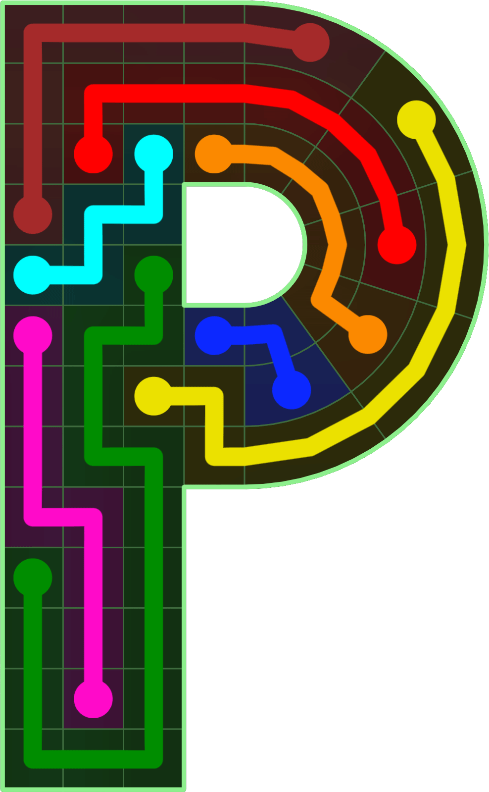 Flow Free 3886 Solution