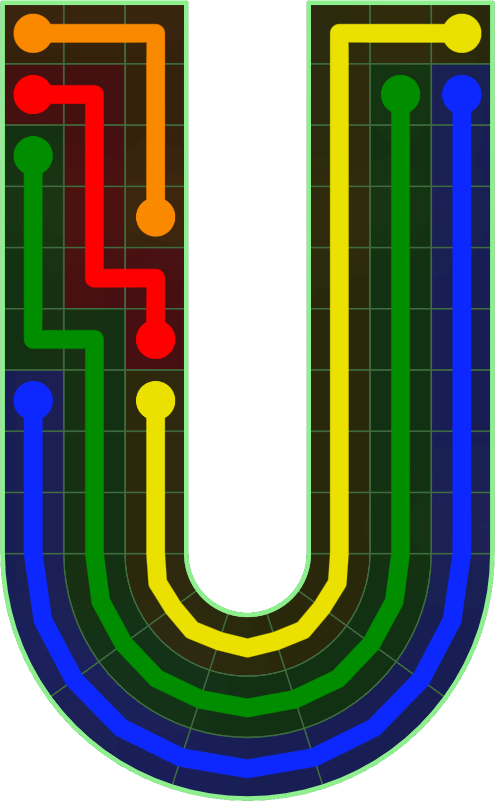 Flow Free 3891 Solution