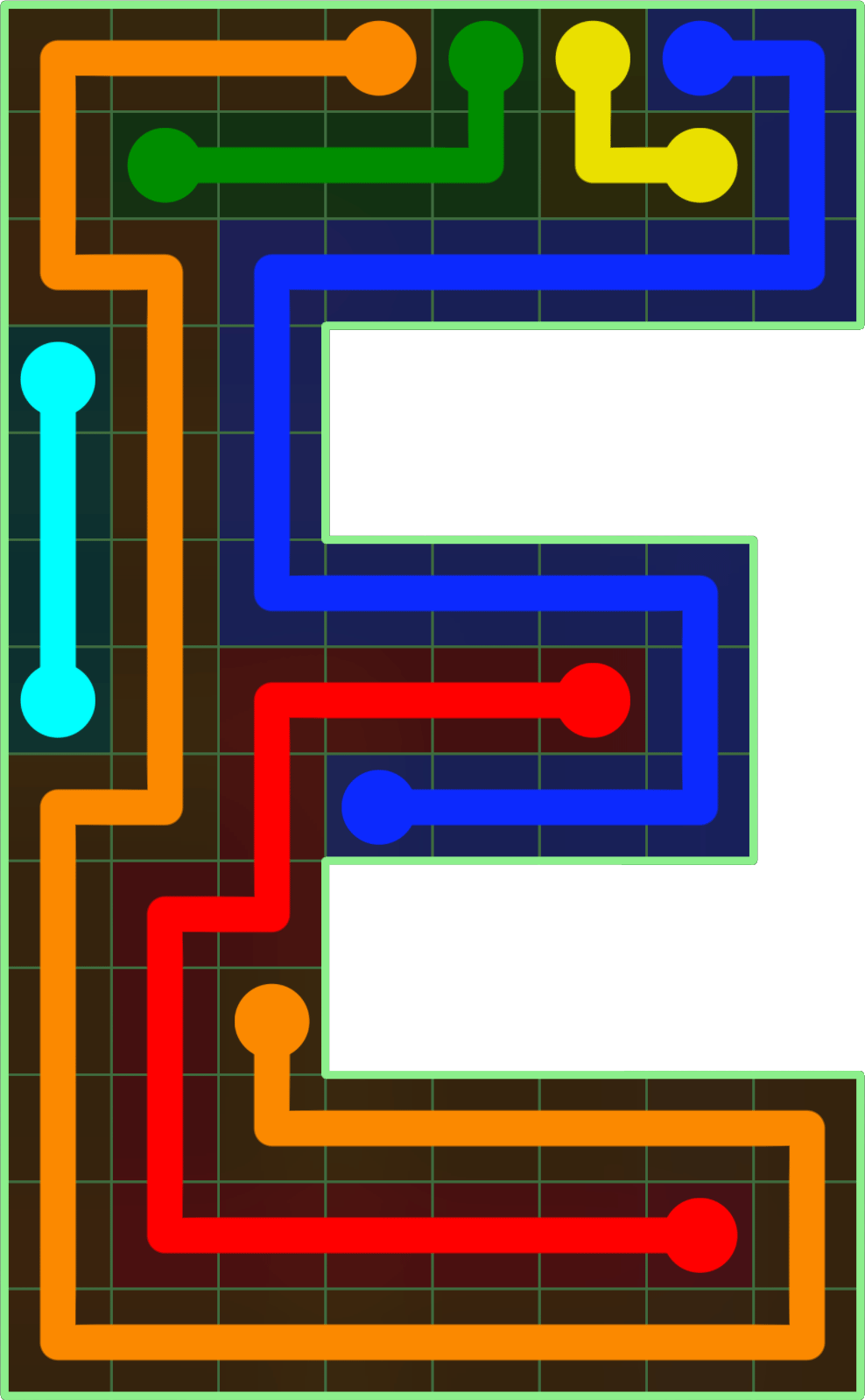 Flow Free 3875 Solution
