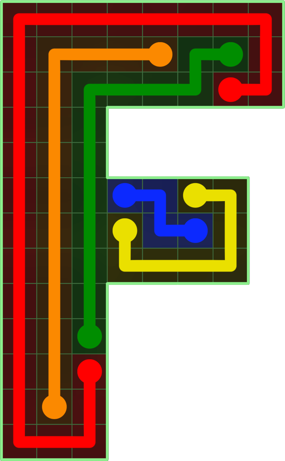 Flow Free 3876 Solution