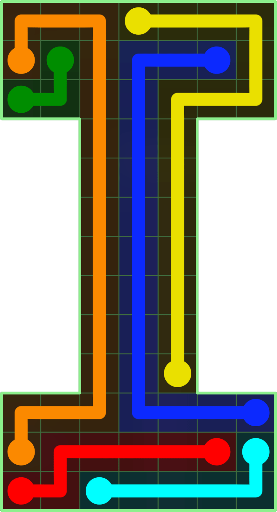 Flow Free 3879 Solution