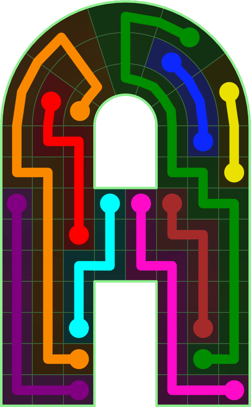 Flow Free 3991 Solution