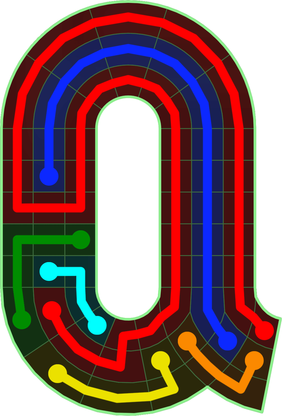 Flow Free 4007 Solution