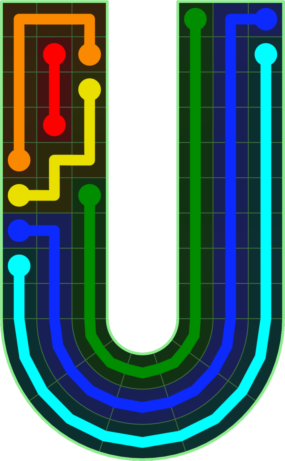Flow Free 4011 Solution