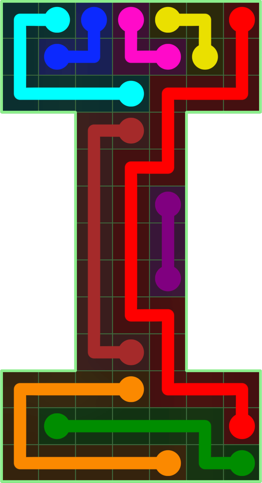Flow Free 3909 Solution