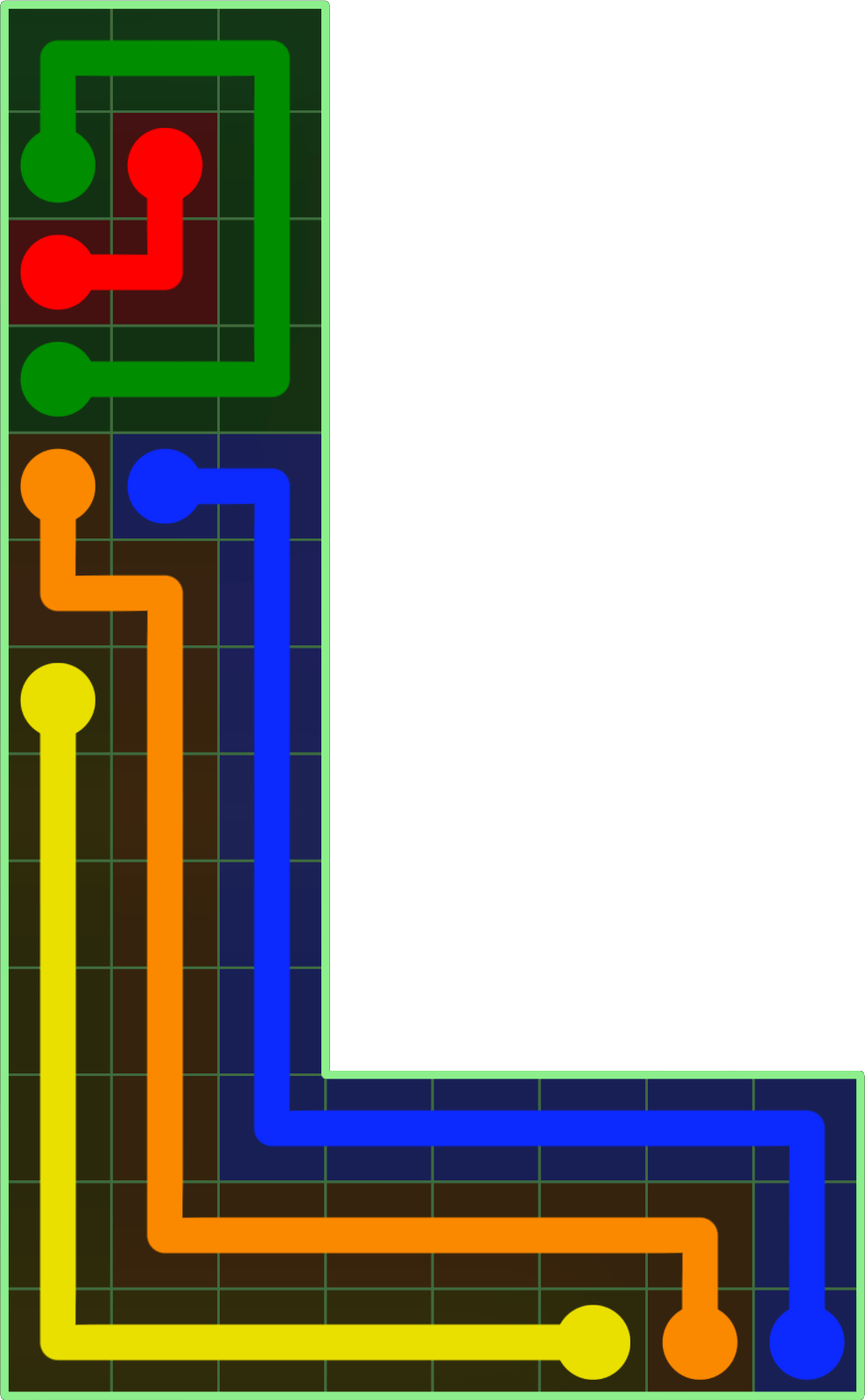Flow Free 3912 Solution