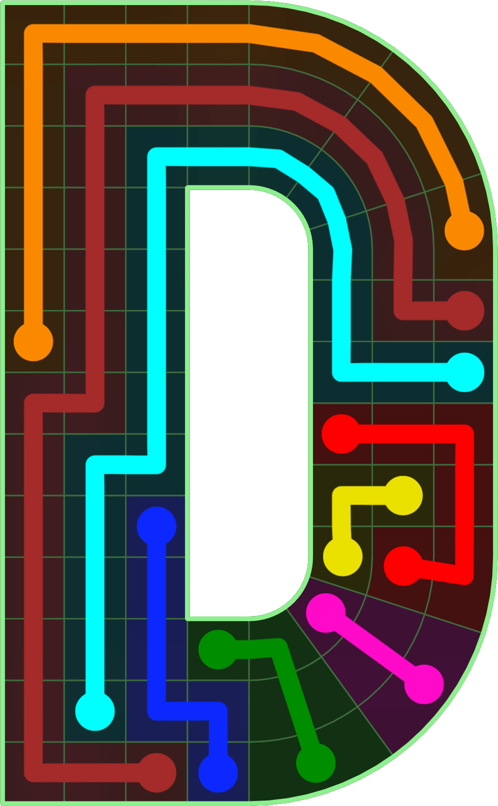 Flow Free 3934 Solution